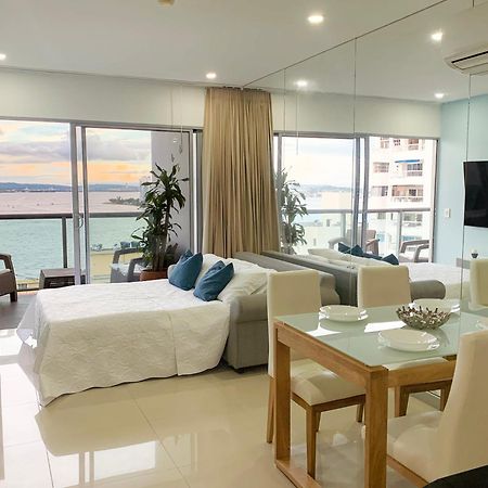 Oceanview Escape Pool, Jacuzzi & Gym In Bocagrande Apartment Cartagena Bagian luar foto
