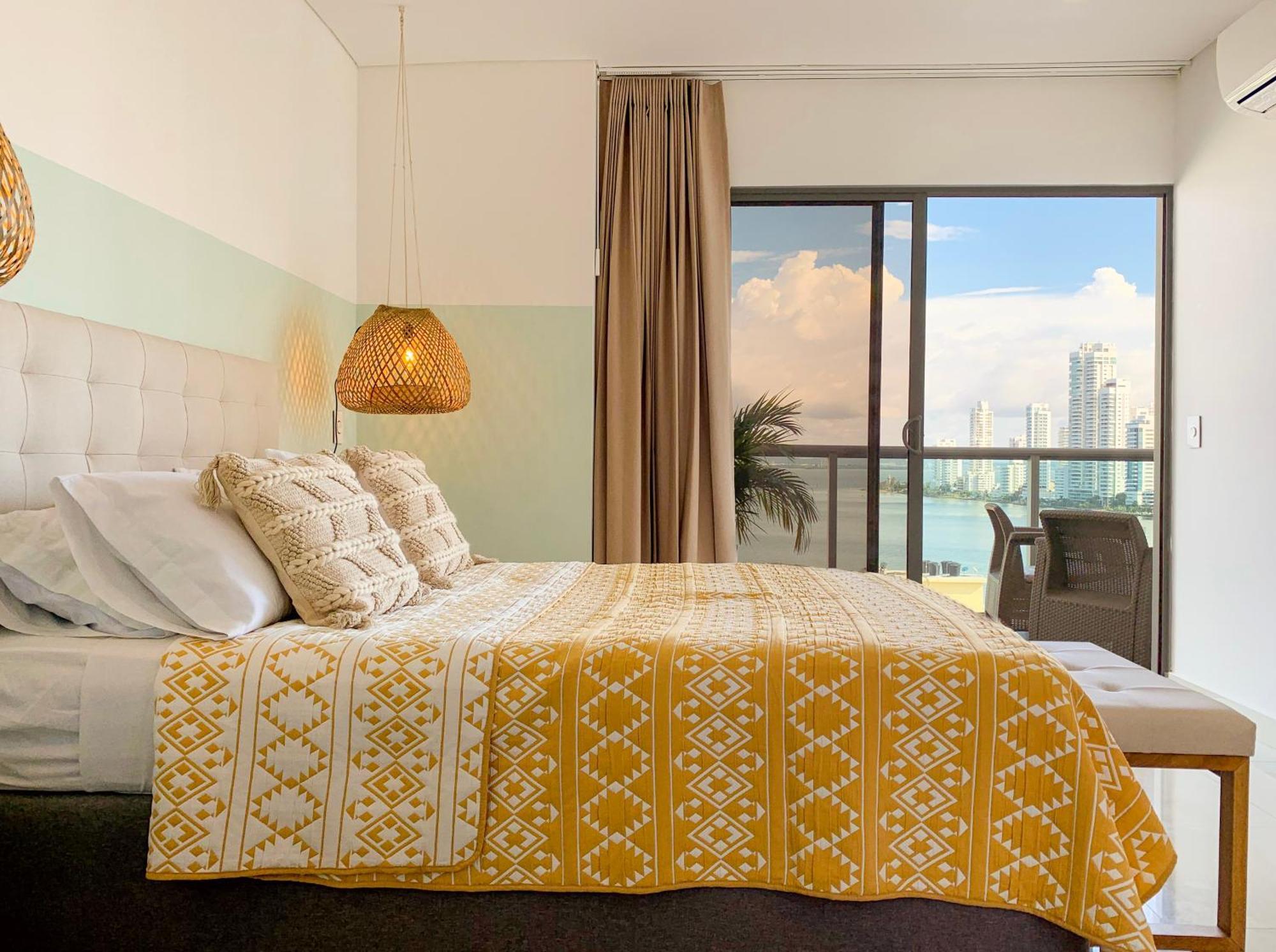 Oceanview Escape Pool, Jacuzzi & Gym In Bocagrande Apartment Cartagena Bagian luar foto